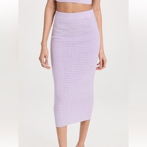 Victor Glemaud lilac pencil skirt size Medium NWT